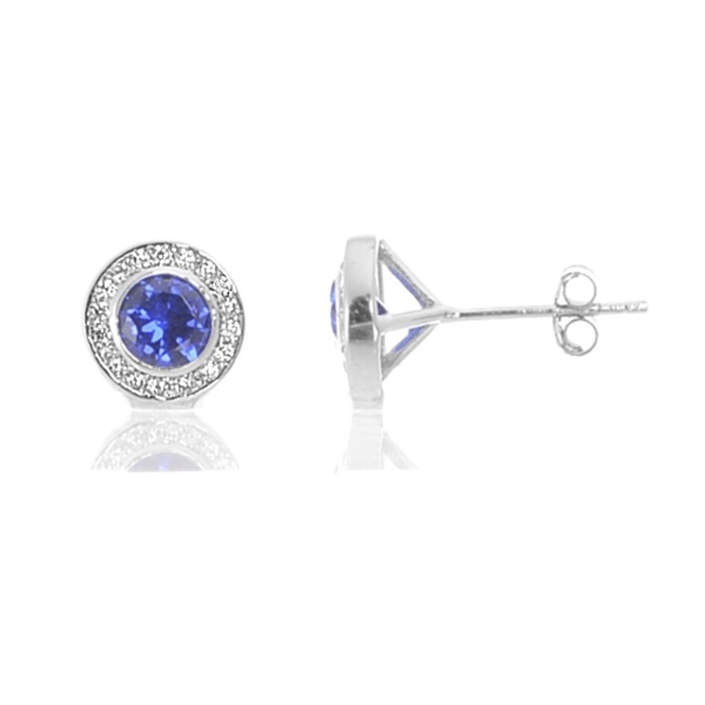 1.00ct TW Micro Pave-Set Sapphires & CZ Ratrings